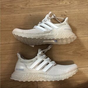 Adidas Kids White Ultra Boost Sneakers